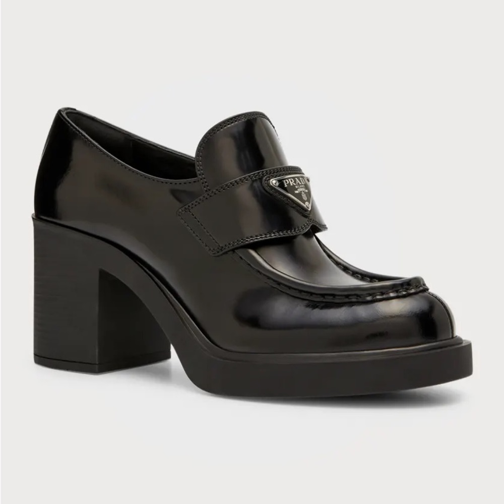 Prada Heeled Loafers